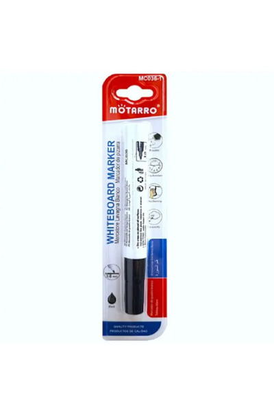 MOTARRO White Board Marker (MC036-1)–Smooth Writing, Bold Ink Low Odor – Dry Erase Marker for Office