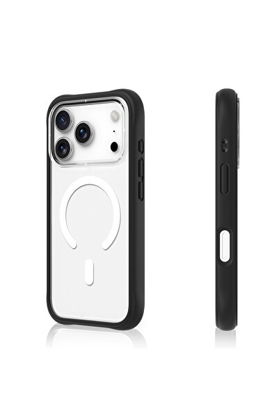 Youngkit iPhone 17 Pro Max Uyumlu Kılıf M-safe Şarj Özellikli Airbagli Dynami...