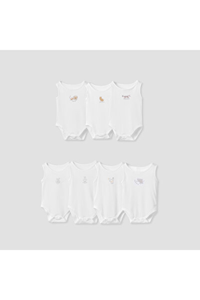 Juniors Animal Print Sleeveless Bodysuit - Set of 7