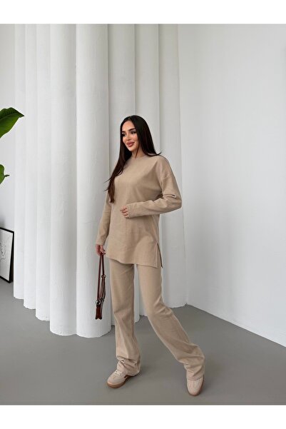 NEWORGINAL Set casual din bumbac pentru femei, cu croială confortabilă