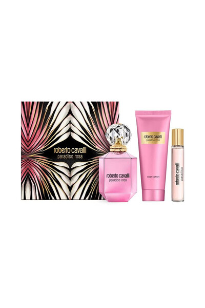 Roberto Cavalli Paradiso Rosa Set 75ml Edp + 15ml Edp + 100ml Lotiune de Corp