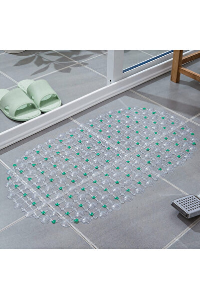 JML1 Non-Slip Bath Mat, PVC, 62×33 cm, Transparent
