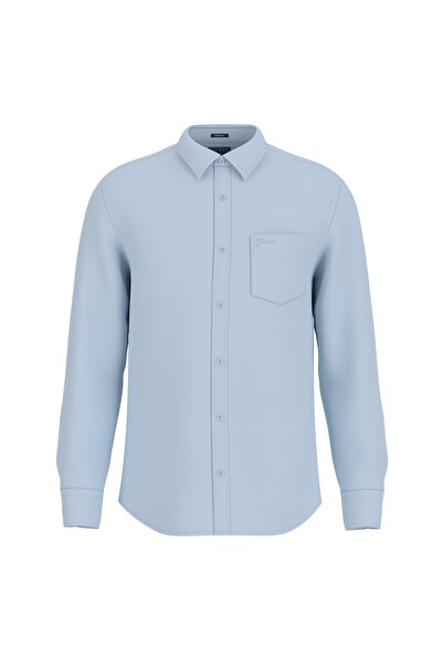 Guess Ανδρικό πουκάμισο με στάνταρ πολύχρωμο σχέδιο M5GH73WH3J0F7AO LS NAPA L...