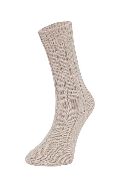 Tudors Men's patterned knitted beige socks