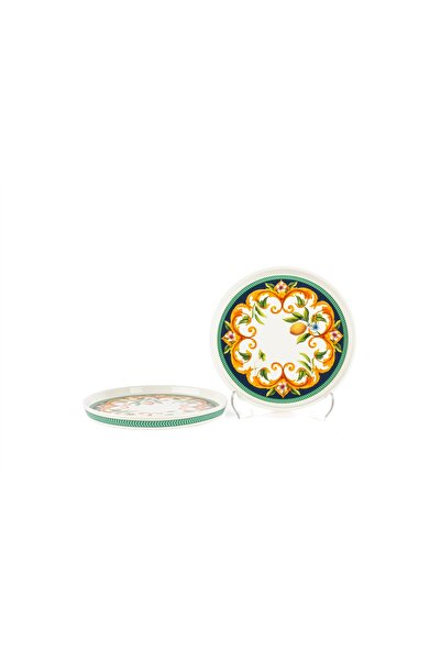 Mikasa Moor Capri Flora 2-Pack Mini Presentation Plate 15cm
