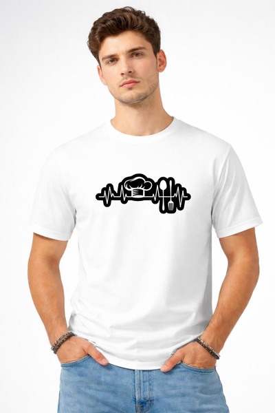 Netto İş Elbiseleri Netto Printed Chef, Masterchef Cook T-Shirt