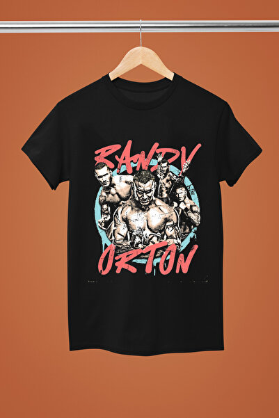 MAGORS RANDY ORTON WWE BUMBAC IMPRIMAT CU MANE SCURTĂ TINTE DE TINTE DE MUNDAȚI ȘI COPII tricou