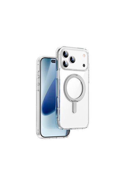 WIWU iPhone 17 Pro Max Kılıf M-safeli MCC-201 iShield Ultra Seri Standlı Crys...