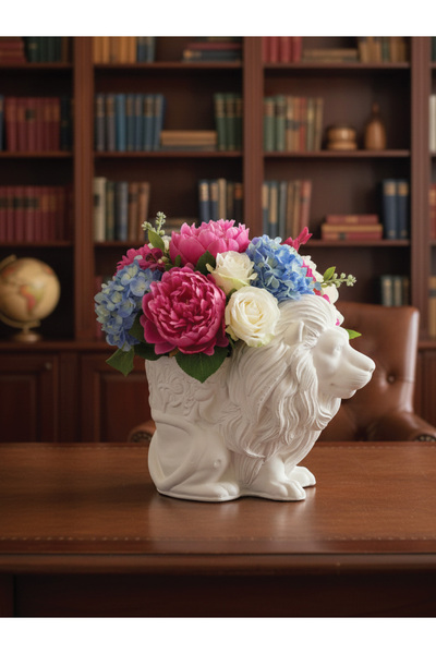 İbay Marketing Aslan Saksı, Heykel, Kalemlik, Biblo, Büst Ev & Ofis Dekorasyonu