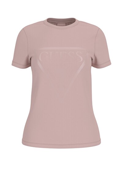 Guess ADELE SS CN TEE Kadın Pembe T-shirt V2YI07K8HM0-G6O1
