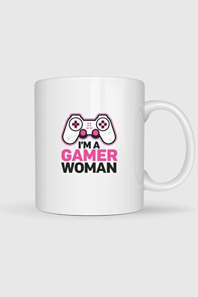 Bahriyeli Collection I'M a Gamer Woman Gamer Printed Mug Cup