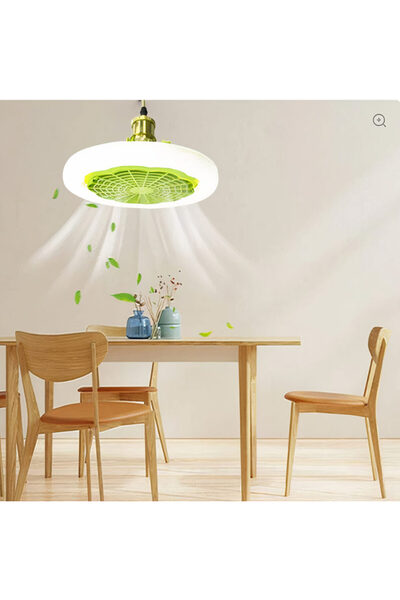 JML1 Ceiling Fan with LED Light and Remote Control 23 cm