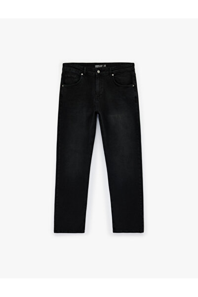 Koton Straight Fit Jean Pants with Pockets - Straight Fit Jeans