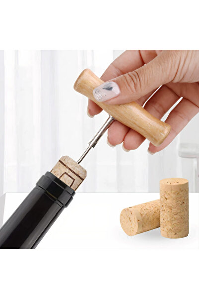 JML1 Corkscrew with Wooden Handle, 9x10cm Wholesale