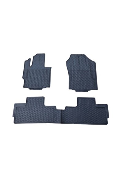 DELUXETUNING Rubber Floor Mats Compatible with Toyota Yaris Cross 2020
