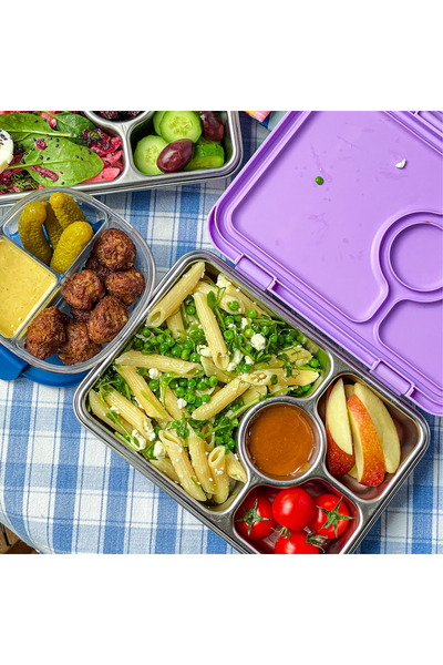 YumBox Prêt – Leakproof Stainless Steel Bento - Lavande Purple
