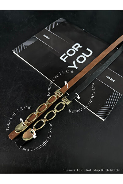 Fiori Βασική ζώνη για γυναικεία παντελόνια με λεπτή αλυσίδα, ζώνη παλτό, ζώνη φορέματος