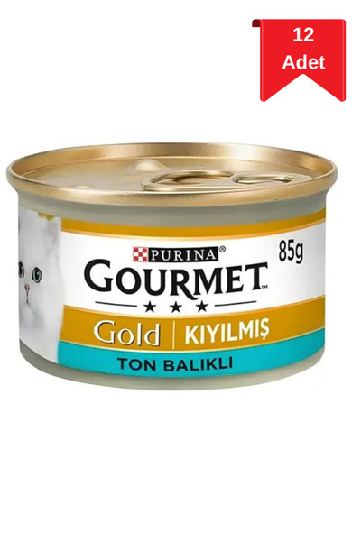 Gourmet Gold Kıyılmış Ton Balıklı Kedi Konservesi 85 Gr X 12 Adet