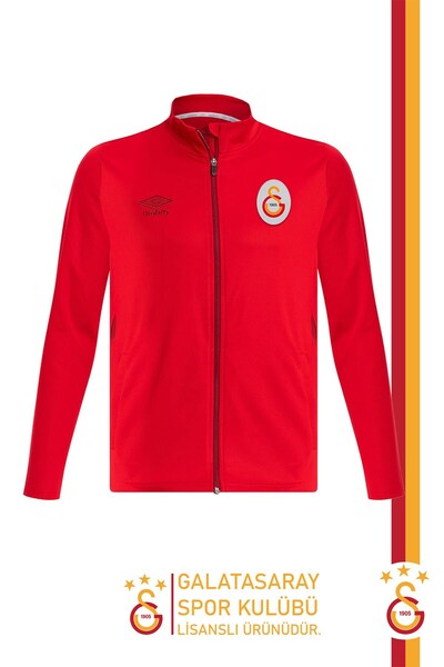Galatasaray Оригінальна ліцензована повна застібка-блискавка, прямий комір, ч...