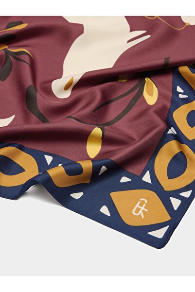 PARFOIS Kare Desenli Şal