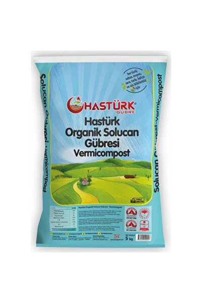 Hastürk Gübre Hastürk Organik Solucan Gübresi 5 Kg.