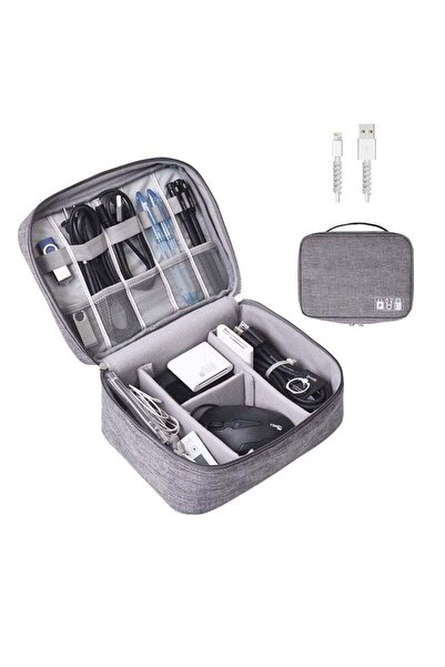 Arabest Electronics Organizer, OrgaWise Electronic Accessories Bag Travel Cable Organizer Three-Layer