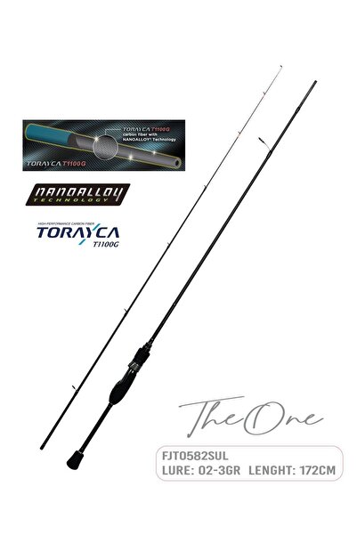 Fujin TheOne 172cm 02-3gr LRF Kamışı 582SUL