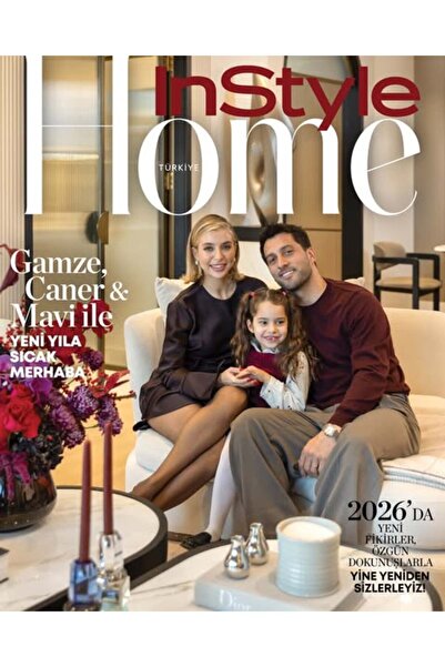 Dergi Kapında InStyle Home Dergi Kış 2025 - 2026