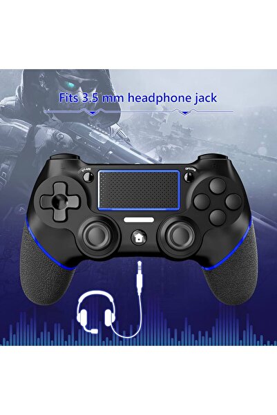 Arabest Wireless Game Controller Compatible with Playstation 4,Precision Control,Black