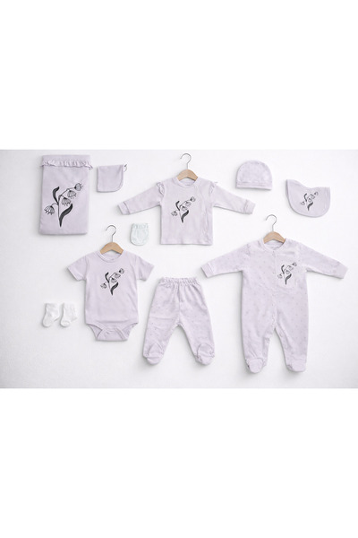 Aziz Bebe طقم خروج المستشفى مكون من 10 قطع