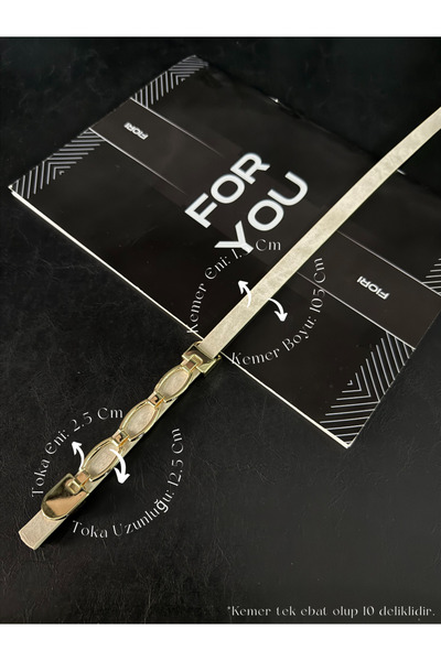 Fiori حزام بنطلون نسائي أساسي بإبزيم سلسلة رفيعة، حزام معطف، حزام فستان