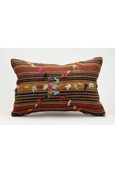 Kilim Whole Sale Vintage Pillow Cushion Cover Made from Handmade Old Kilim, 40X60 Cm, Wool