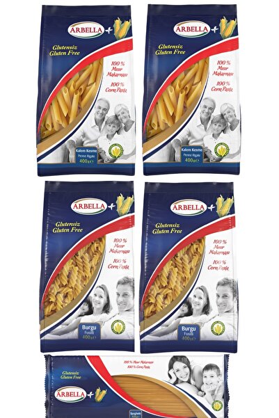 Arbella Glutensiz Makarna Seti 5 li