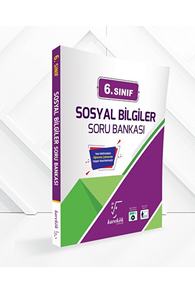 Karekök Yayınları 2026-2027 Müfredat 6. SINIF Sosyal Bilgiler Soru Bankası Eğ...
