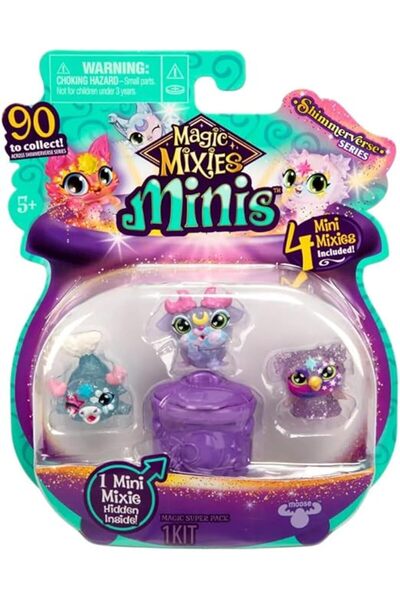 Magic Mixies مجموعة شخصيات مصغرة مكونة من 4 قطع
