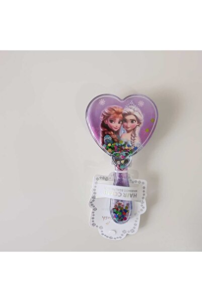 Masal Gurumi مشط مزين بالترتر لشخصية الملكة إلسا وآنا من فيلم فروزن (هدية للف...