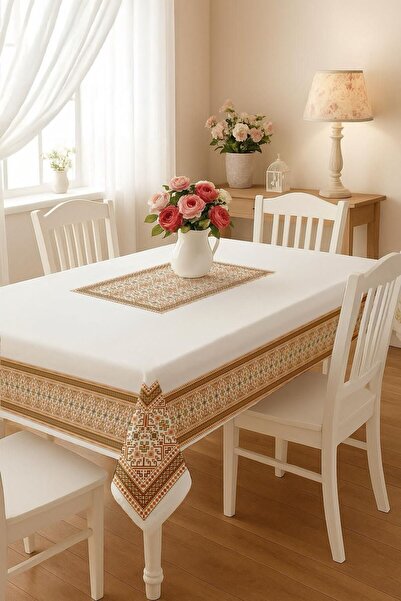 Cardea Home Collection Motif Pattern Tablecloth