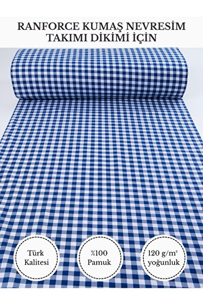 FabricMarket Colorful Printed Ranforce Fabric – 100% Cotton Bedding Fabric, 240 cm Width