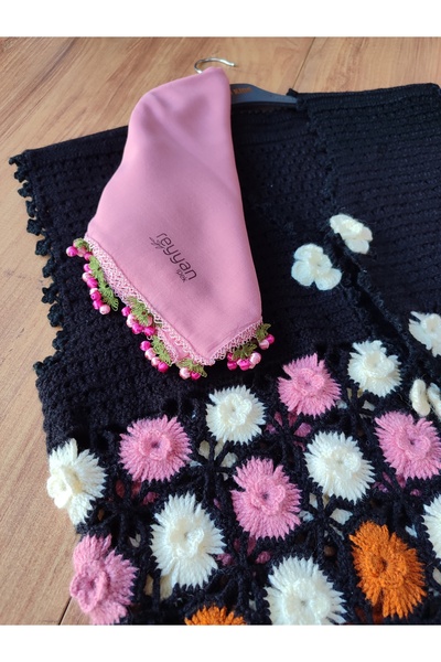 Handmade Çeyizlik el emeği yelek ve kiraz oyası