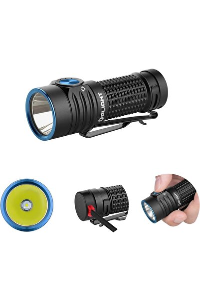 OLİGHT BatonTurbo 1000 Lumen Handheld Flashlight Portable Torch EDC Outdoor Flashlight Waterproof (B