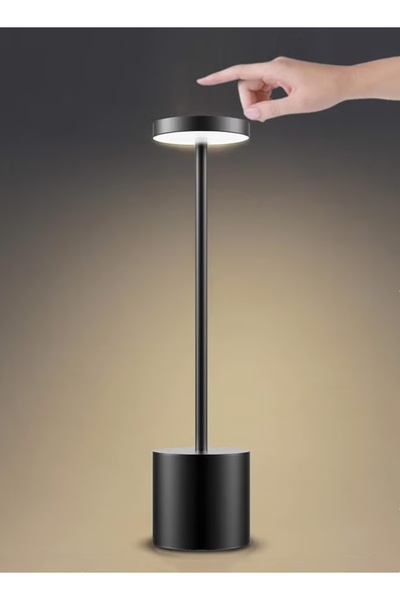 Generic Cordless Table Lamp 3600mAh Rechargeable LED Desk Lamp 3 Level Brightness Table Light