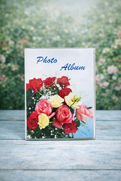 NRCN 13X18 cm Photo Album – 36 Photo Capacity – Transparent Pages – Patterned...