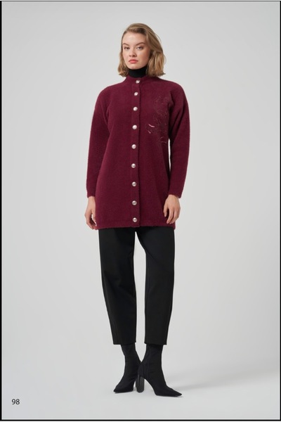 Nuss NAKIŞLI ANGORA HIRKA BORDO BOY 85 CM