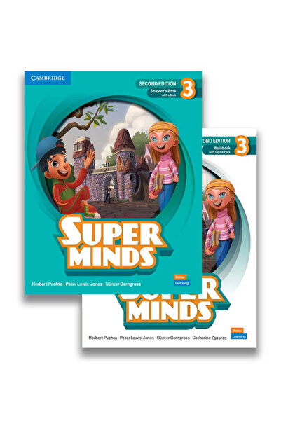 Cambridge Publishing Super Minds Level 3 Student's Book With Ebook + Workbook...