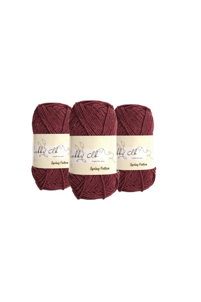 hobby club Cotton Amigurumi and Punch Yarn 100 Gr. 3 Plums