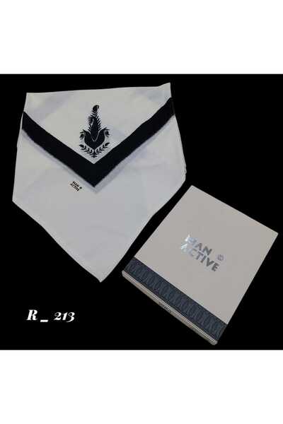 MAN ACTIVE Men's winter ghutra with elegant and beautiful embroidery