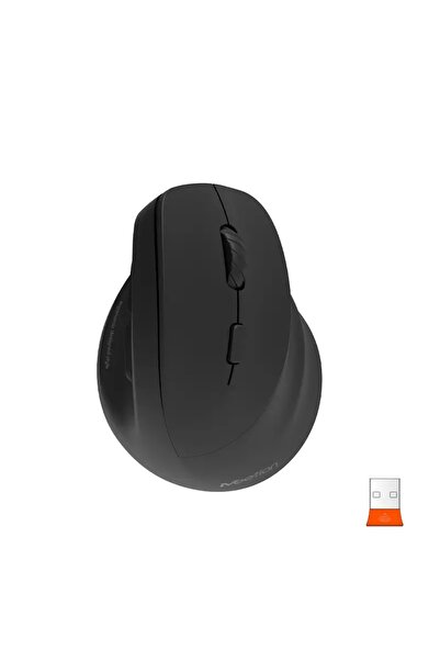 MeeTion Mouse ergonomic wireless BTM010R pentru utilizatori dreptaci, 2400 dpi, negru