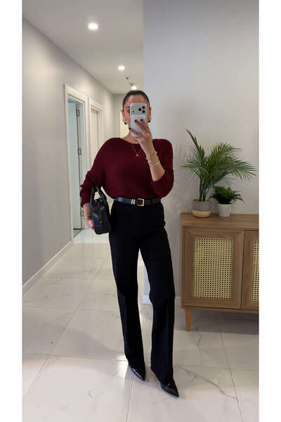 BİRCANÇİL Zr Fedasa Black Raw Hem Straight Jeans