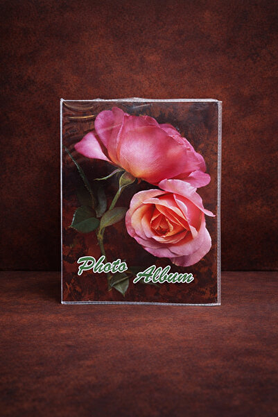 NRCN 13X18 cm Photo Album – 36 Photo Capacity – Transparent Pages – Patterned...