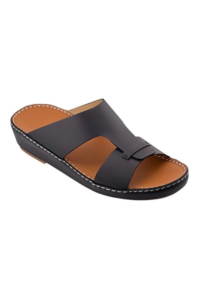 Alnahham AET Arabic Sandals For Men | Outdoor Mens Slippers | Open Toe | Full Genuine Softy Leather